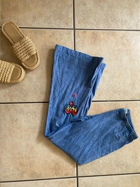 🌼 Chatoyant Patch Pants